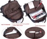 Leaper Canvas Messenger Bag Sling Bag Cross Body Bag Shoulder Bag Black, L - Image 6